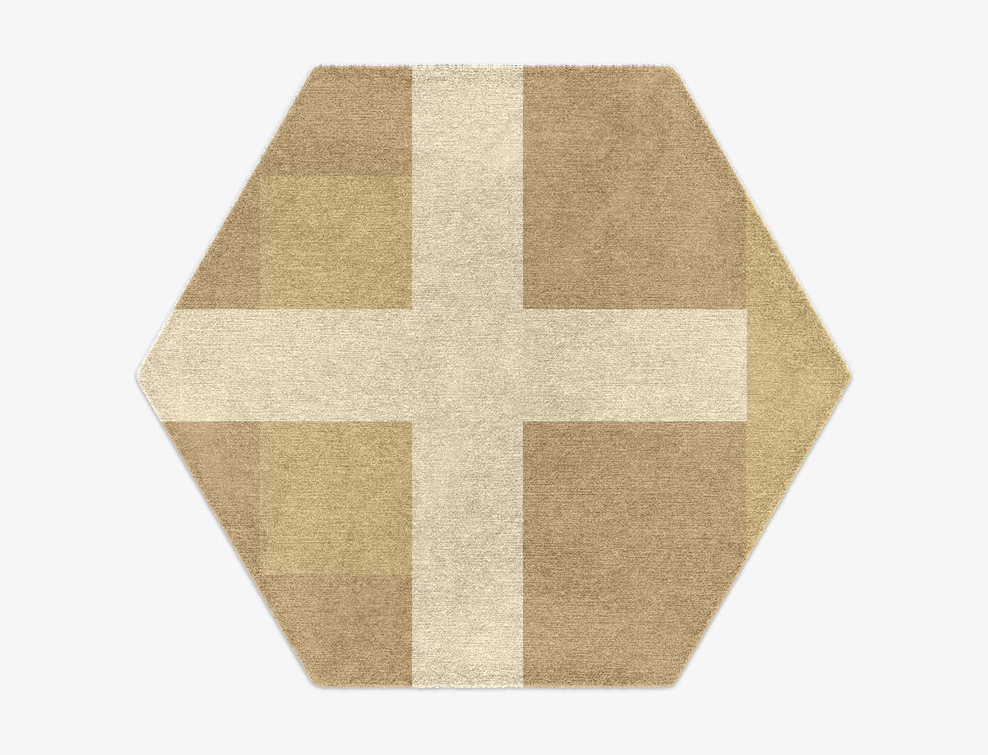 Illusion  Hexagon Hand Knotted Tibetan Wool Custom Rug by Rug Artisan