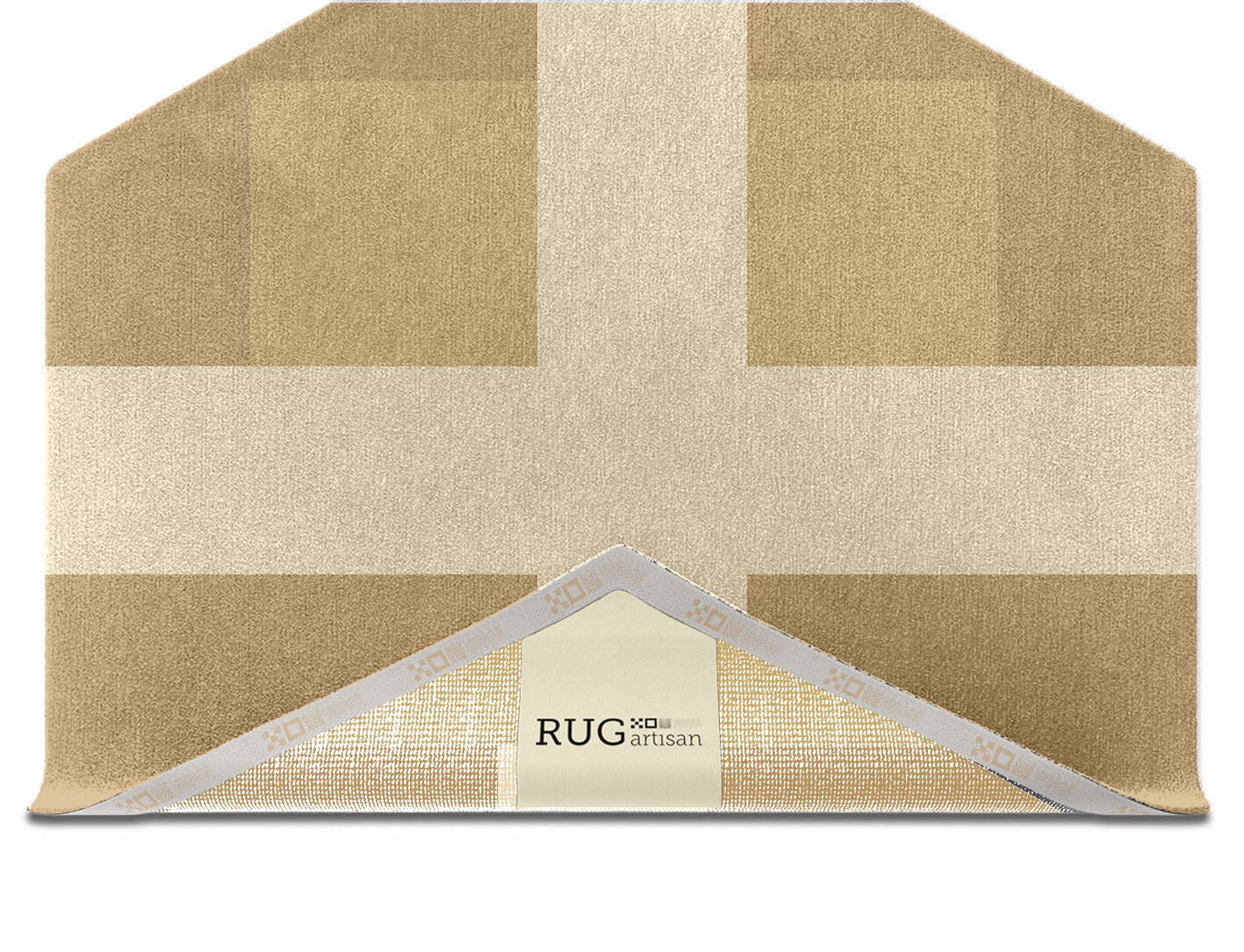 Illusion  Hexagon Hand Knotted Tibetan Wool Custom Rug by Rug Artisan