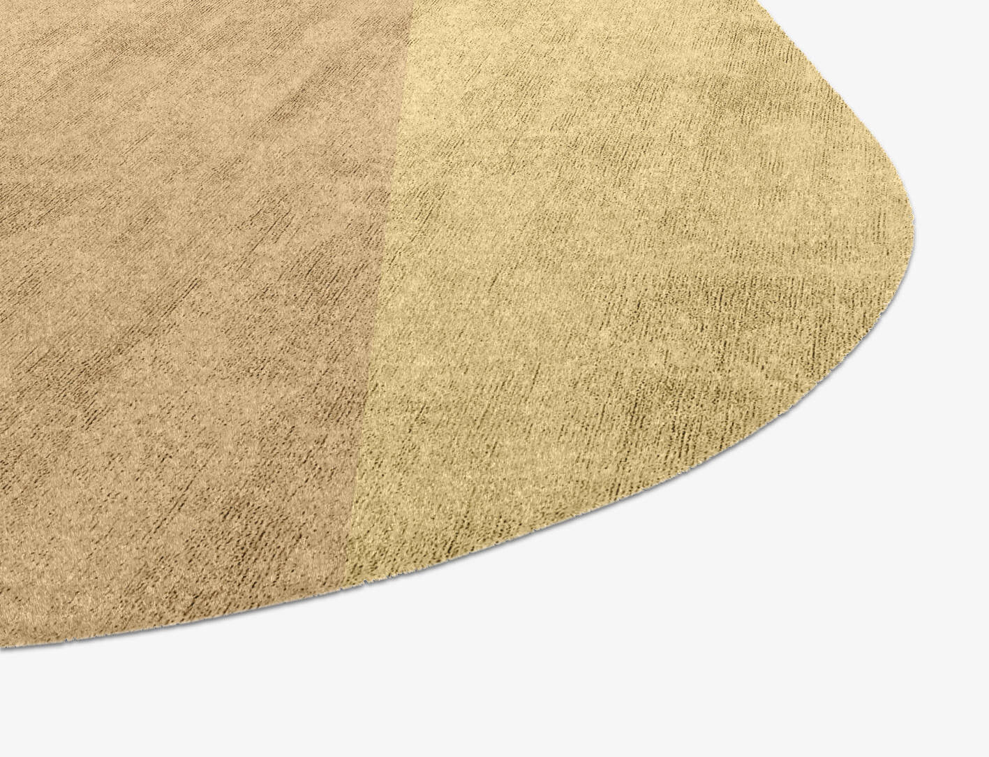 Illusion  Oblong Hand Knotted Bamboo Silk Custom Rug by Rug Artisan