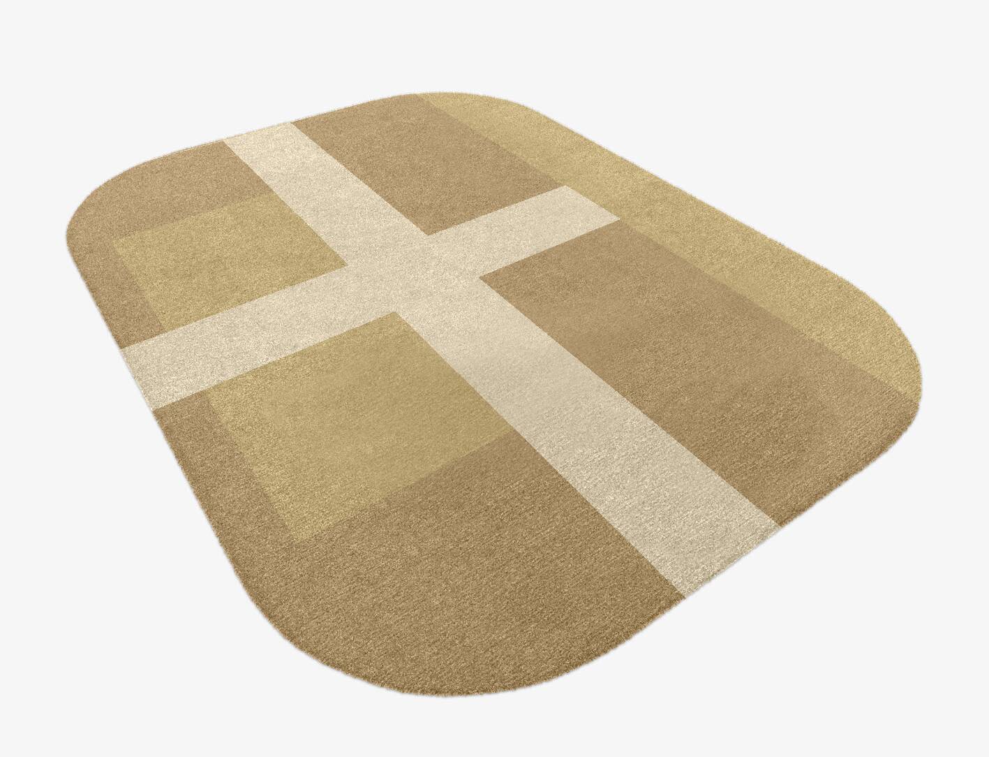 Illusion  Oblong Hand Knotted Tibetan Wool Custom Rug by Rug Artisan