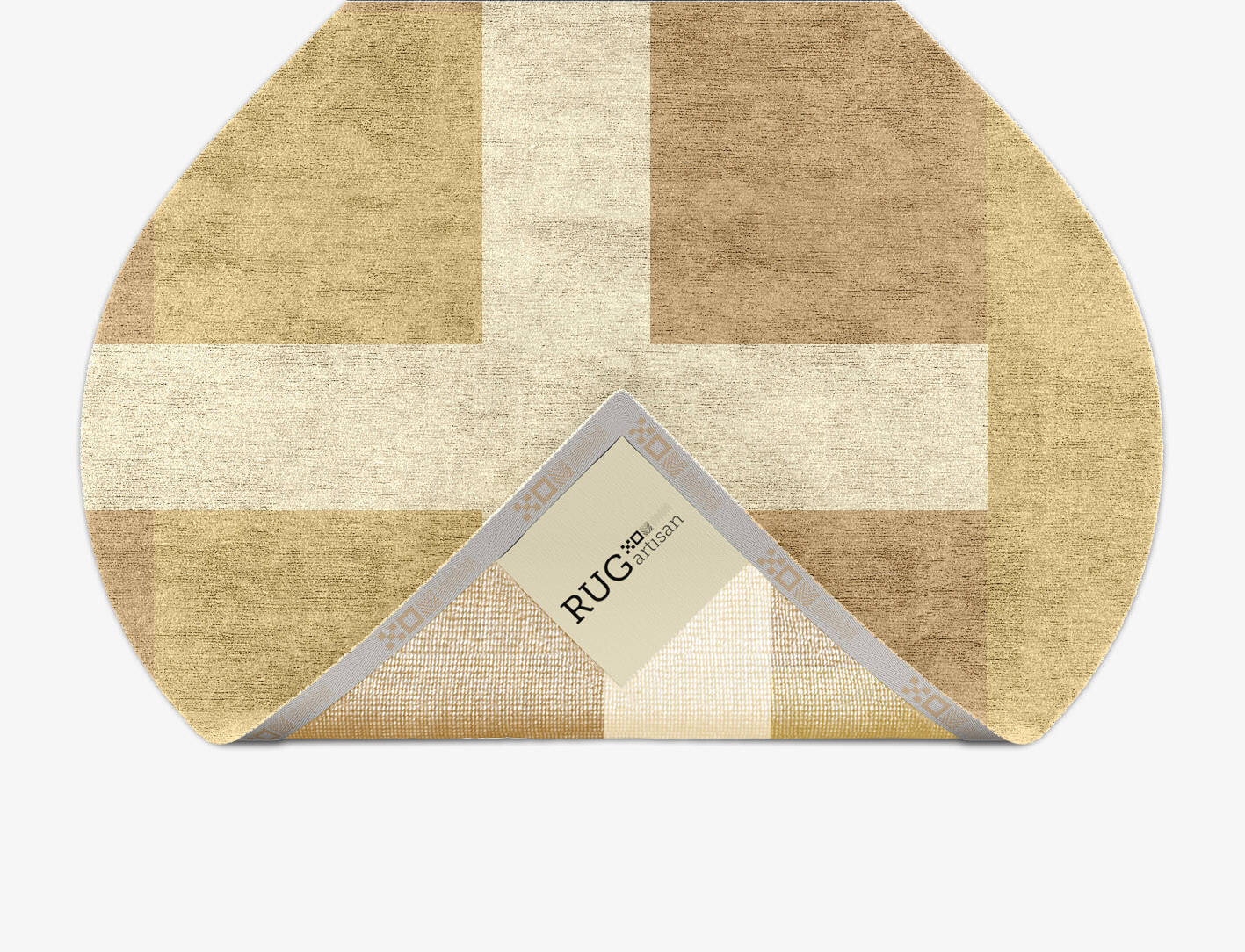 Illusion  Ogee Hand Knotted Bamboo Silk Custom Rug by Rug Artisan