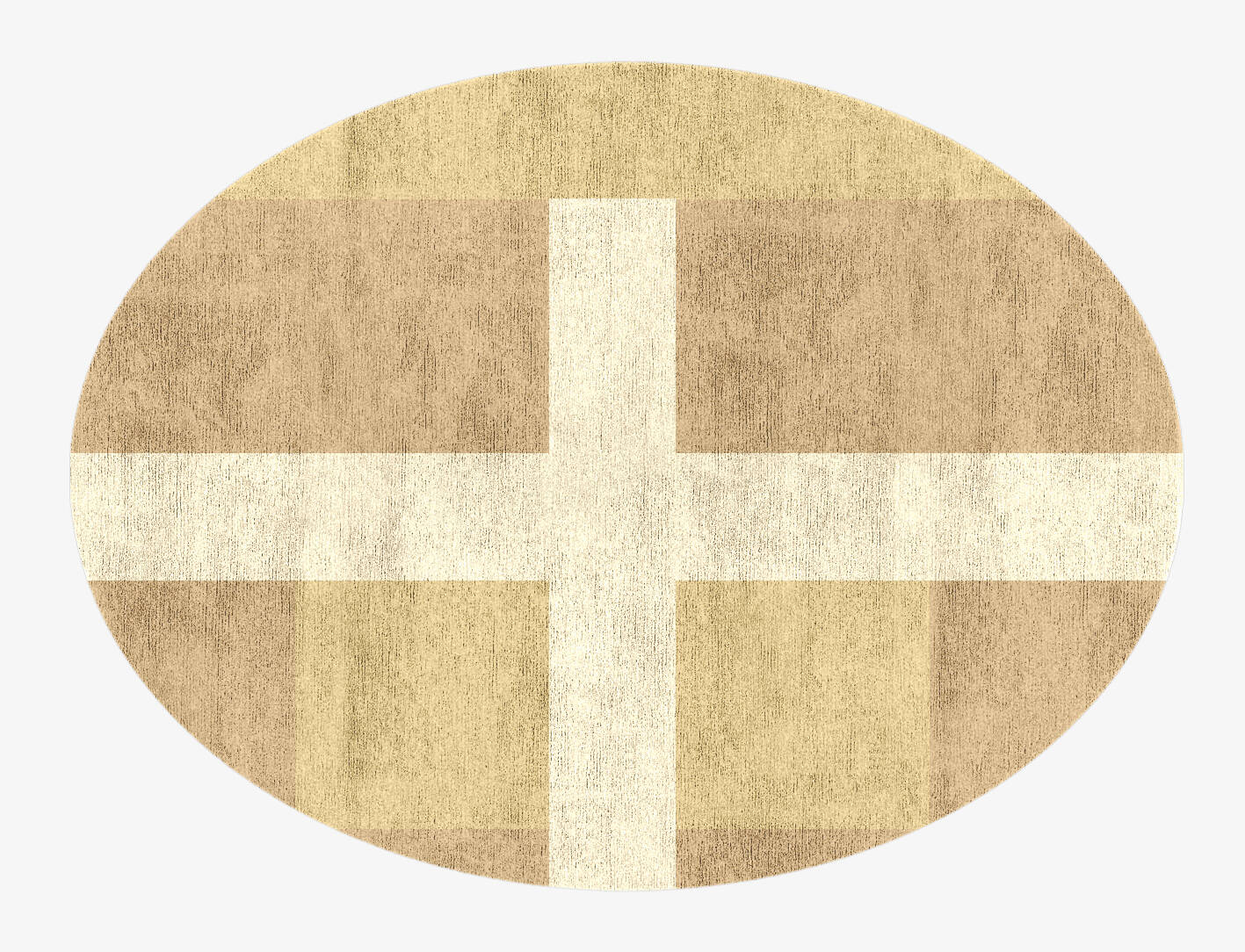 Illusion  Oval Hand Knotted Bamboo Silk Custom Rug by Rug Artisan