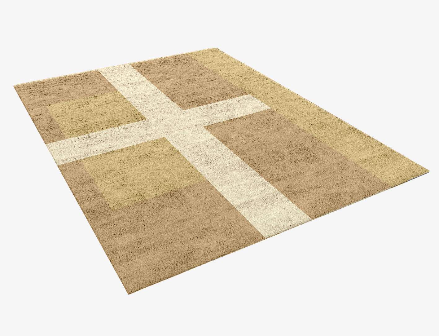 Illusion  Rectangle Hand Knotted Bamboo Silk Custom Rug by Rug Artisan
