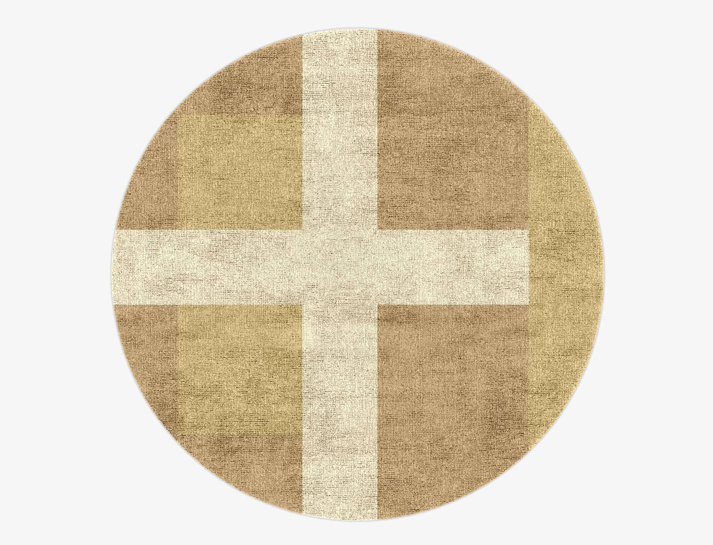 Illusion  Round Hand Knotted Bamboo Silk Custom Rug by Rug Artisan