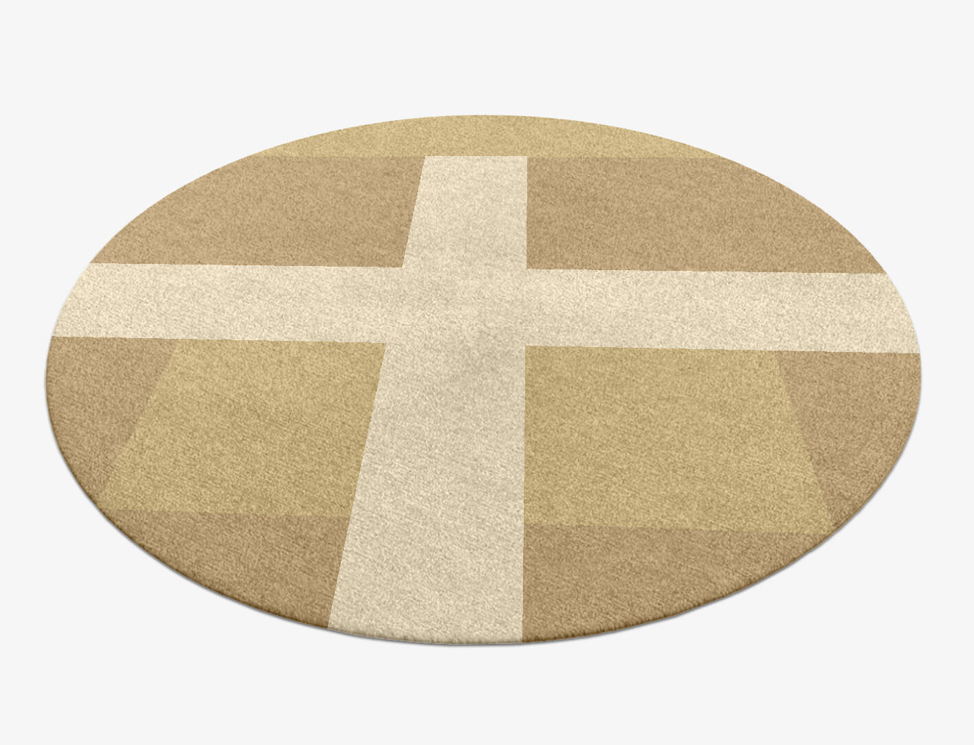 Illusion  Round Hand Knotted Tibetan Wool Custom Rug by Rug Artisan