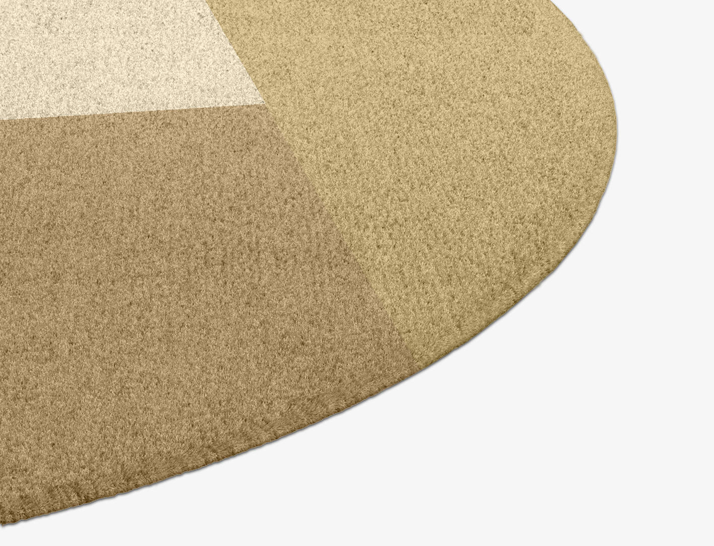 Illusion  Round Hand Knotted Tibetan Wool Custom Rug by Rug Artisan