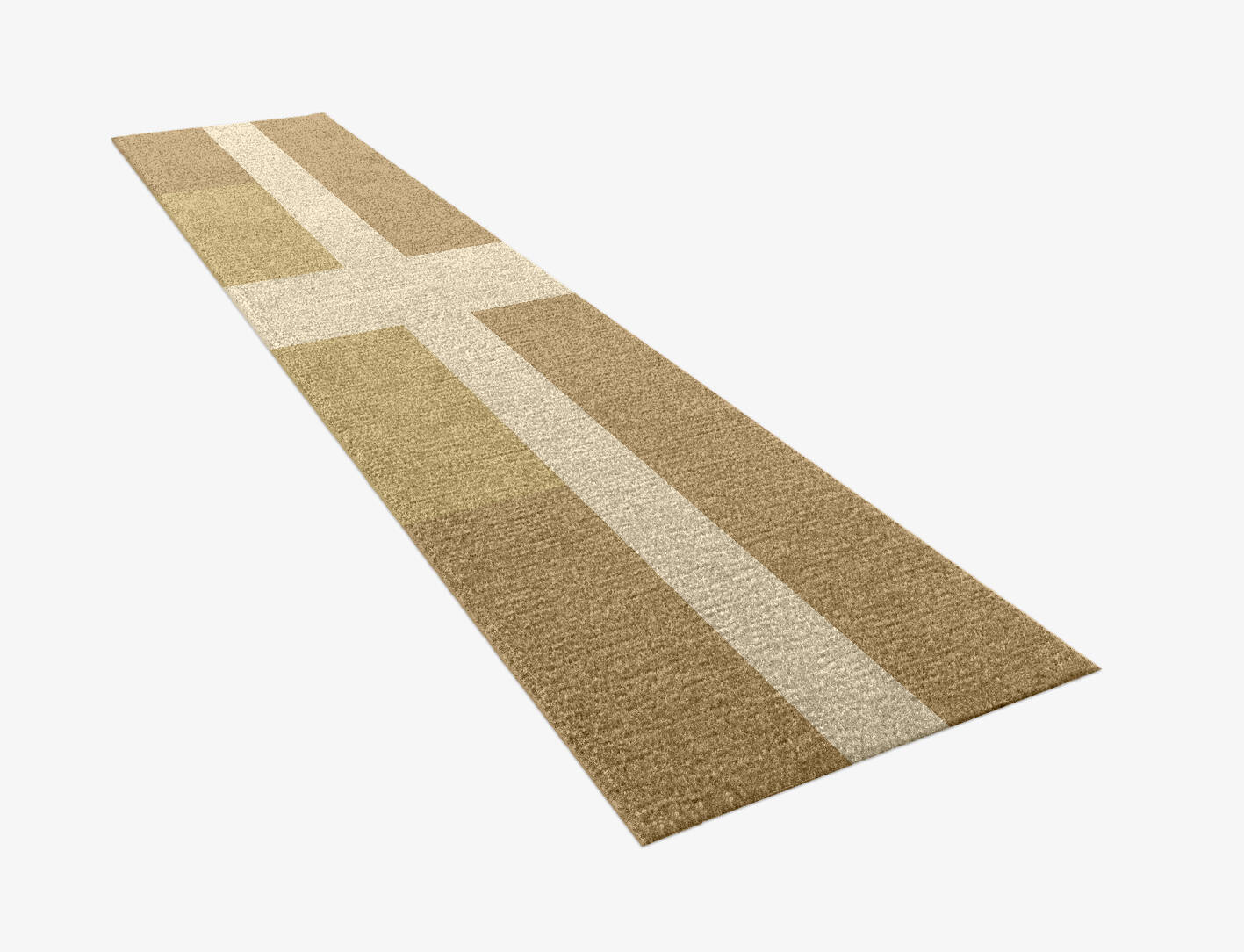 Illusion  Runner Hand Knotted Tibetan Wool Custom Rug by Rug Artisan