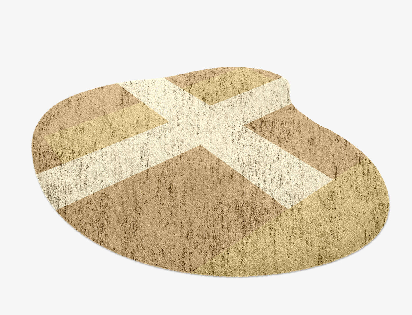 Illusion  Splash Hand Knotted Bamboo Silk Custom Rug by Rug Artisan