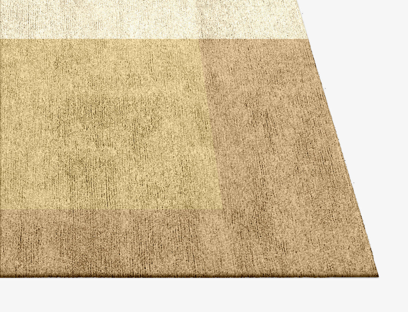 Illusion  Square Hand Knotted Bamboo Silk Custom Rug by Rug Artisan