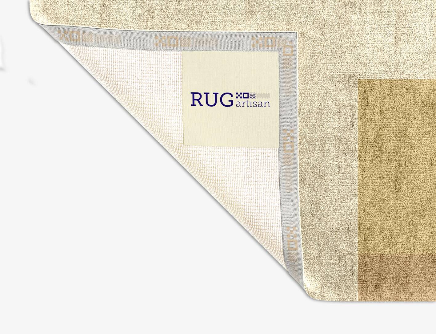 Illusion  Square Hand Knotted Bamboo Silk Custom Rug by Rug Artisan