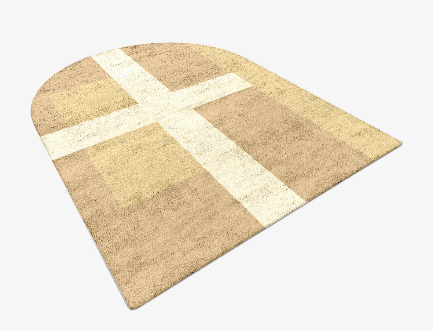 Illusion  Arch Hand Tufted Bamboo Silk Custom Rug by Rug Artisan