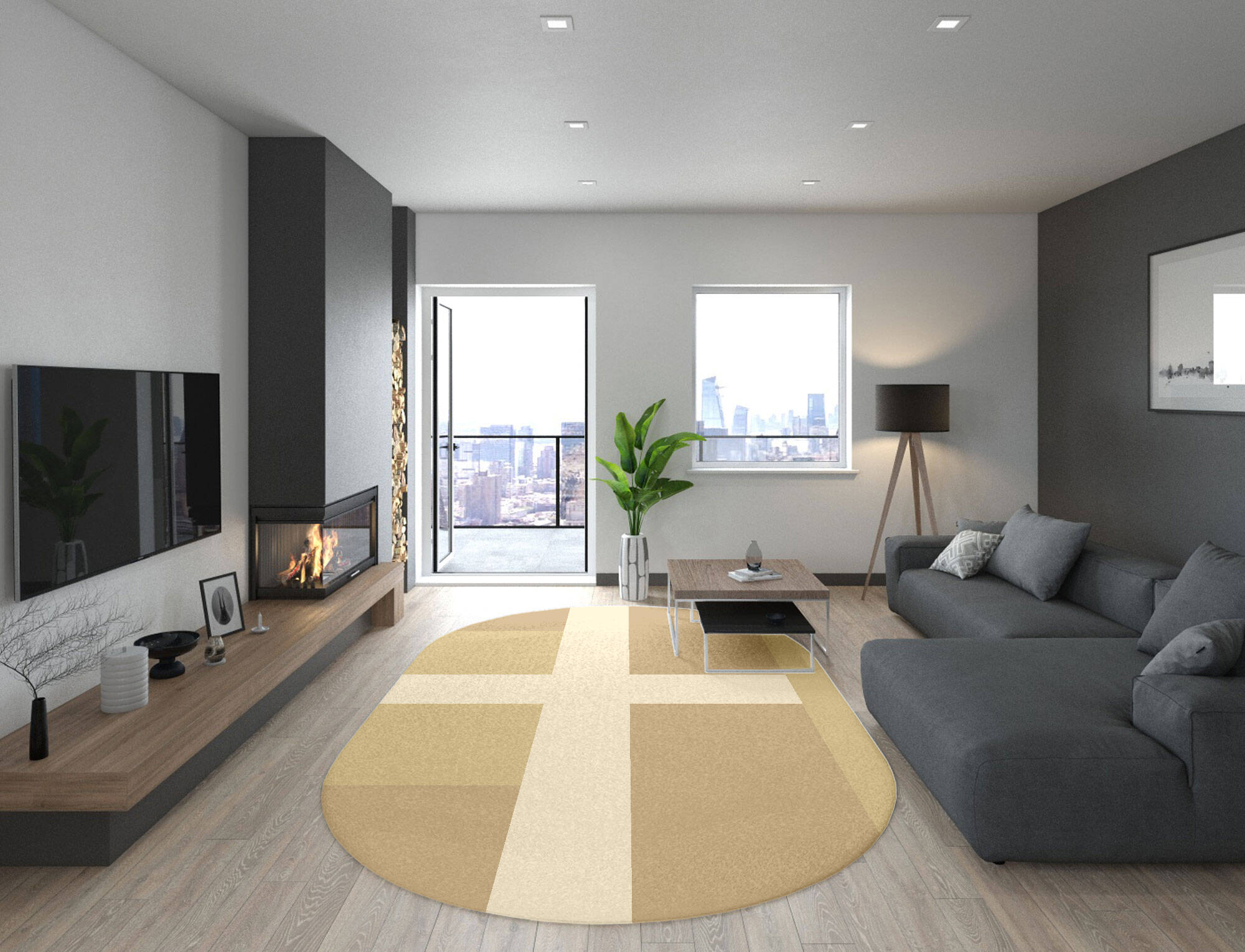 Illusion  Capsule Hand Tufted Pure Wool Custom Rug by Rug Artisan