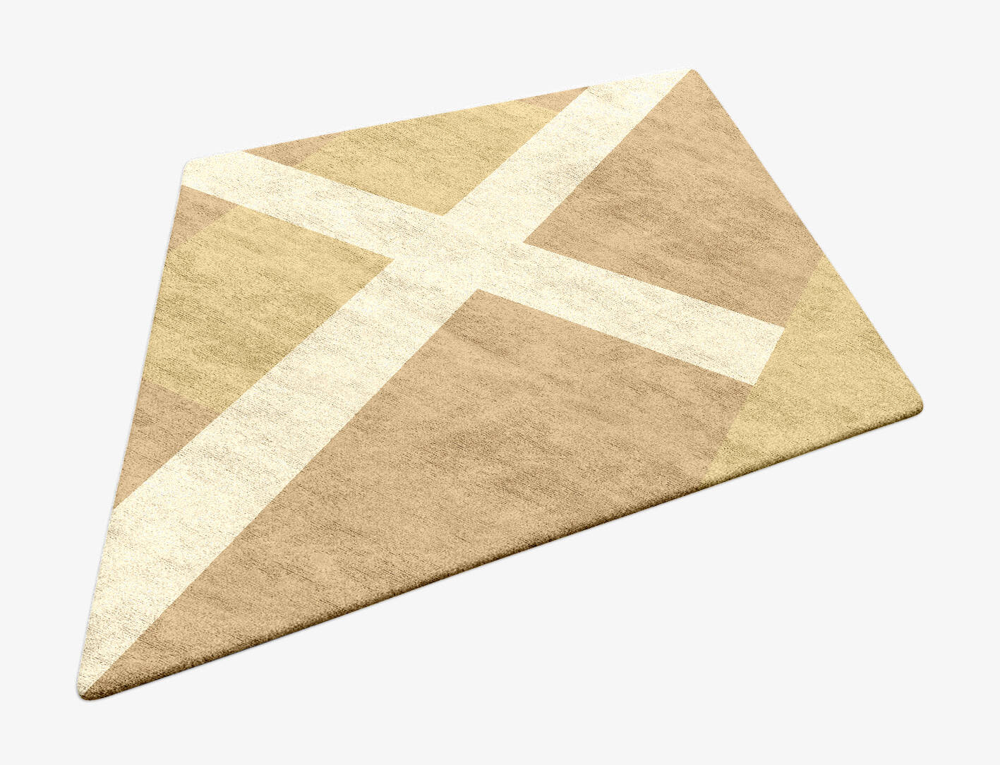 Illusion  Diamond Hand Tufted Bamboo Silk Custom Rug by Rug Artisan