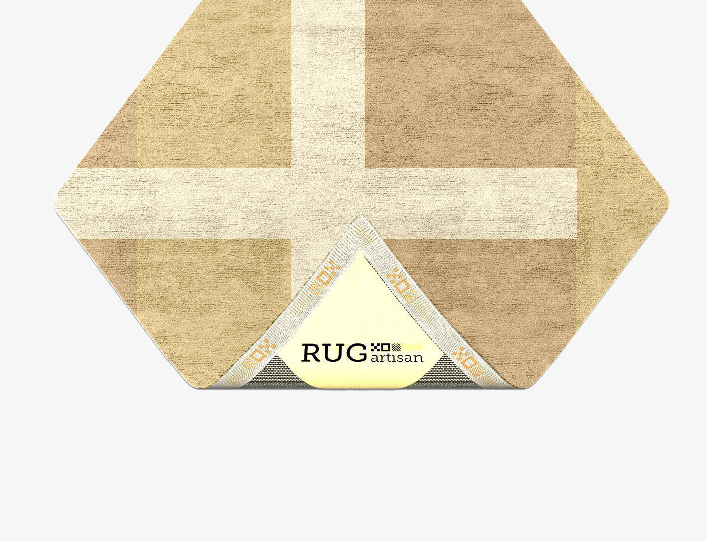 Illusion  Diamond Hand Tufted Bamboo Silk Custom Rug by Rug Artisan