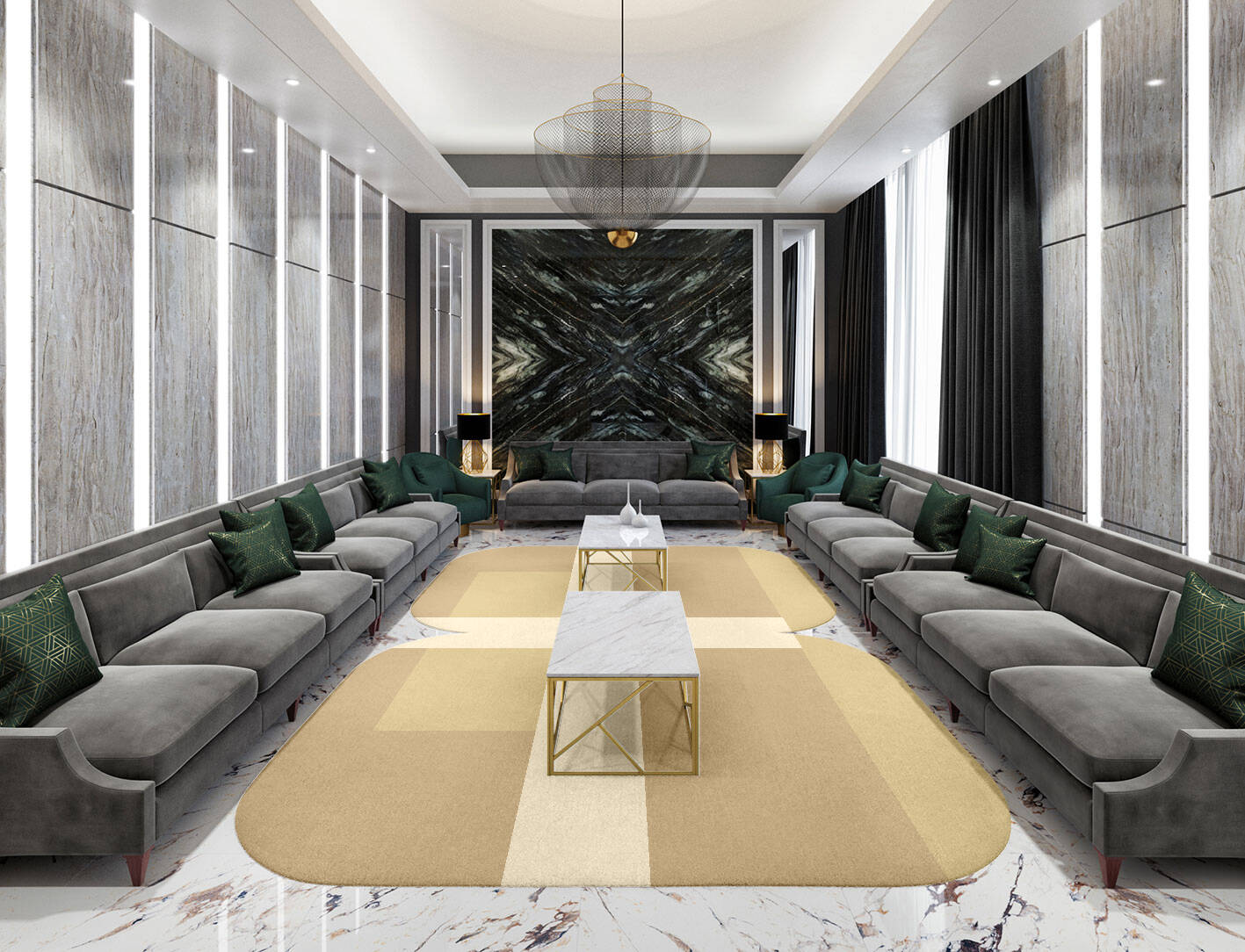 Illusion  Eight Hand Tufted Pure Wool Custom Rug by Rug Artisan