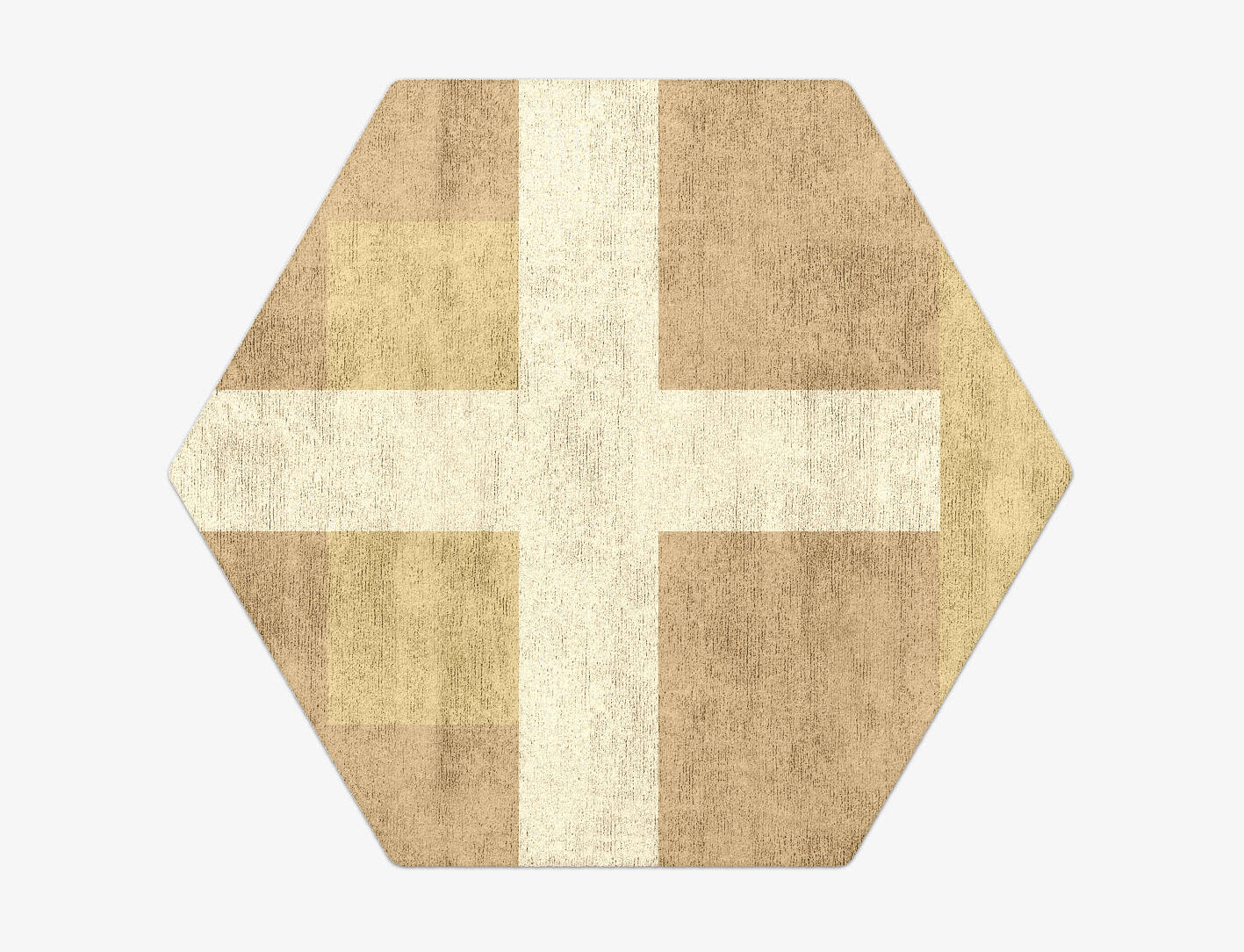 Illusion  Hexagon Hand Tufted Bamboo Silk Custom Rug by Rug Artisan