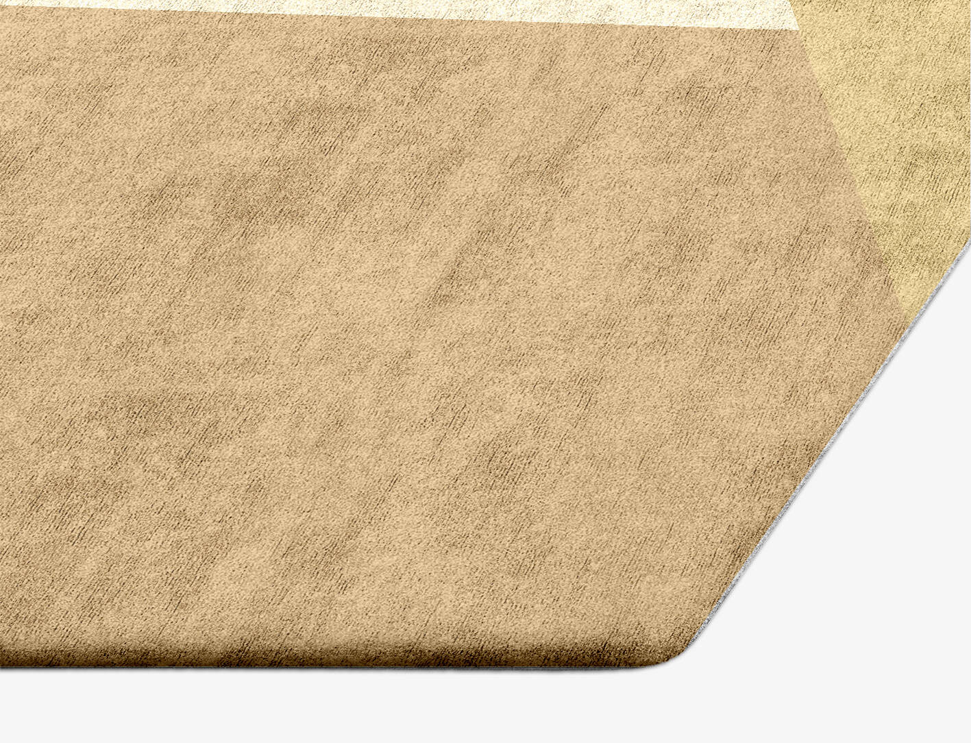 Illusion  Hexagon Hand Tufted Bamboo Silk Custom Rug by Rug Artisan