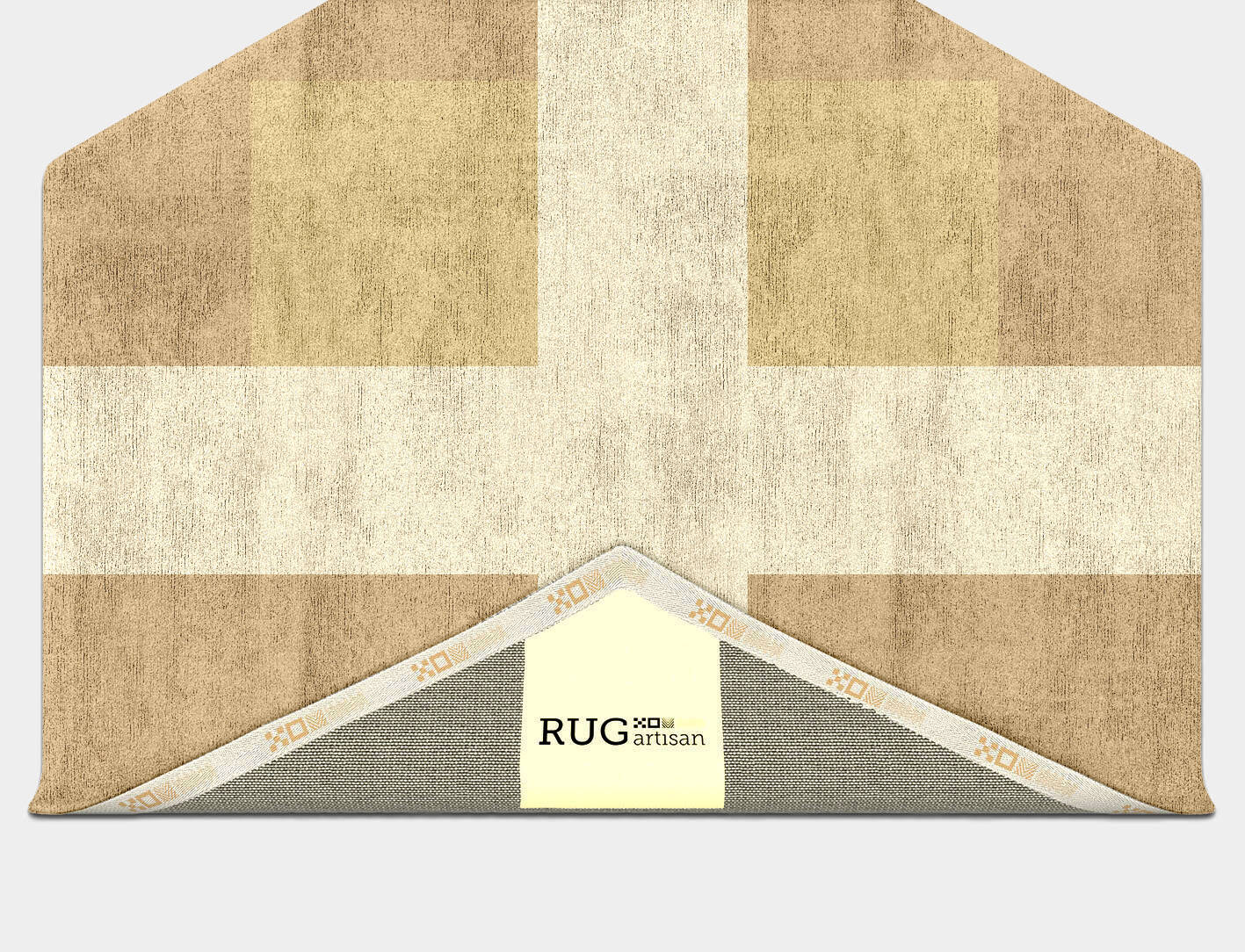 Illusion  Hexagon Hand Tufted Bamboo Silk Custom Rug by Rug Artisan