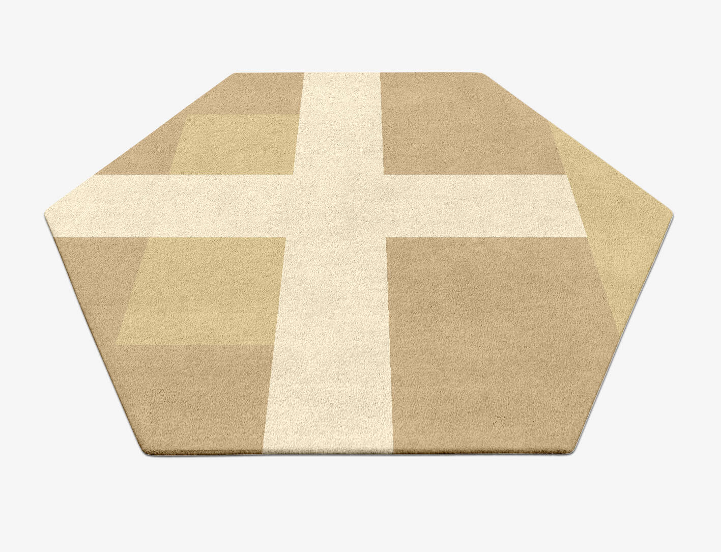 Illusion  Hexagon Hand Tufted Pure Wool Custom Rug by Rug Artisan