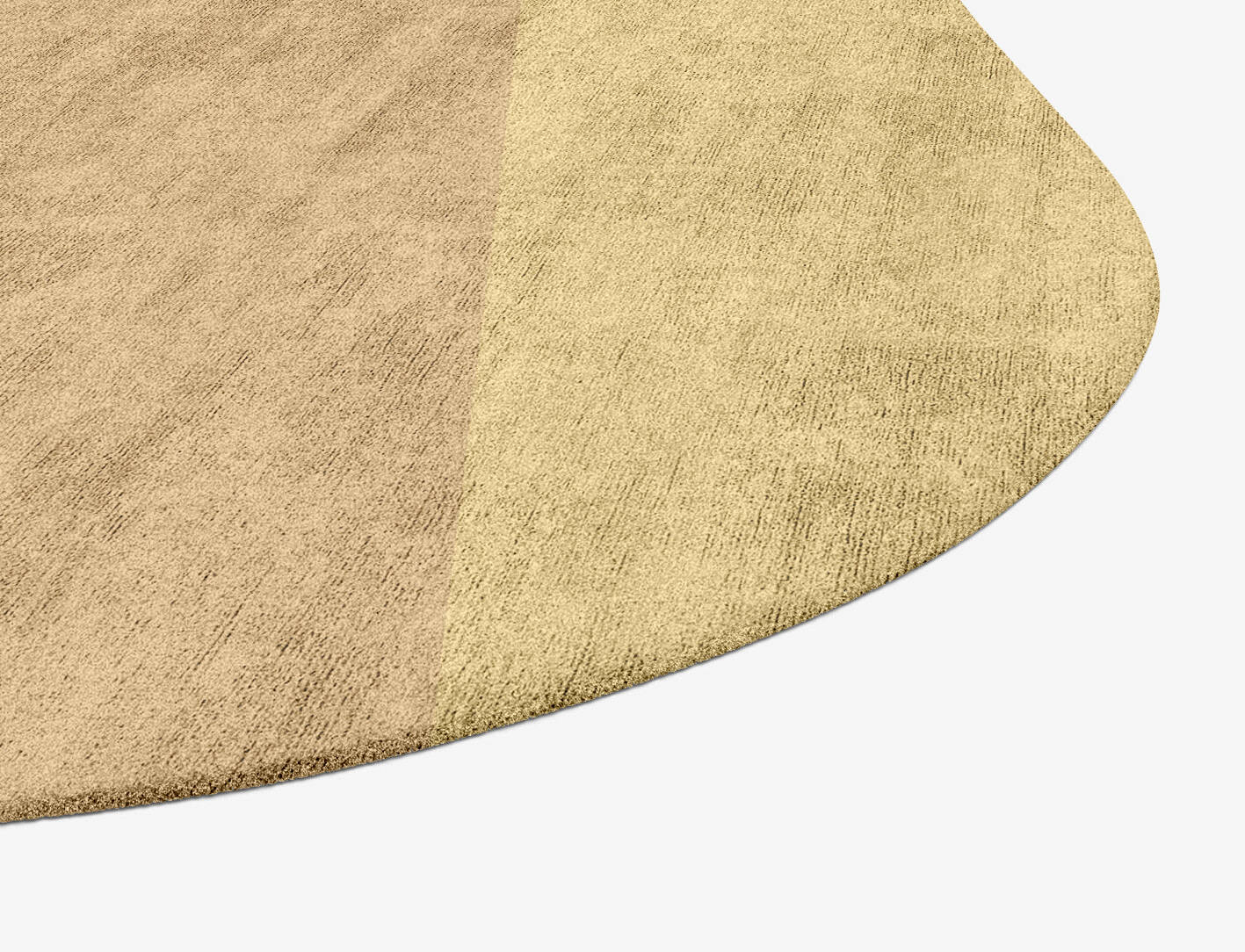 Illusion  Oblong Hand Tufted Bamboo Silk Custom Rug by Rug Artisan