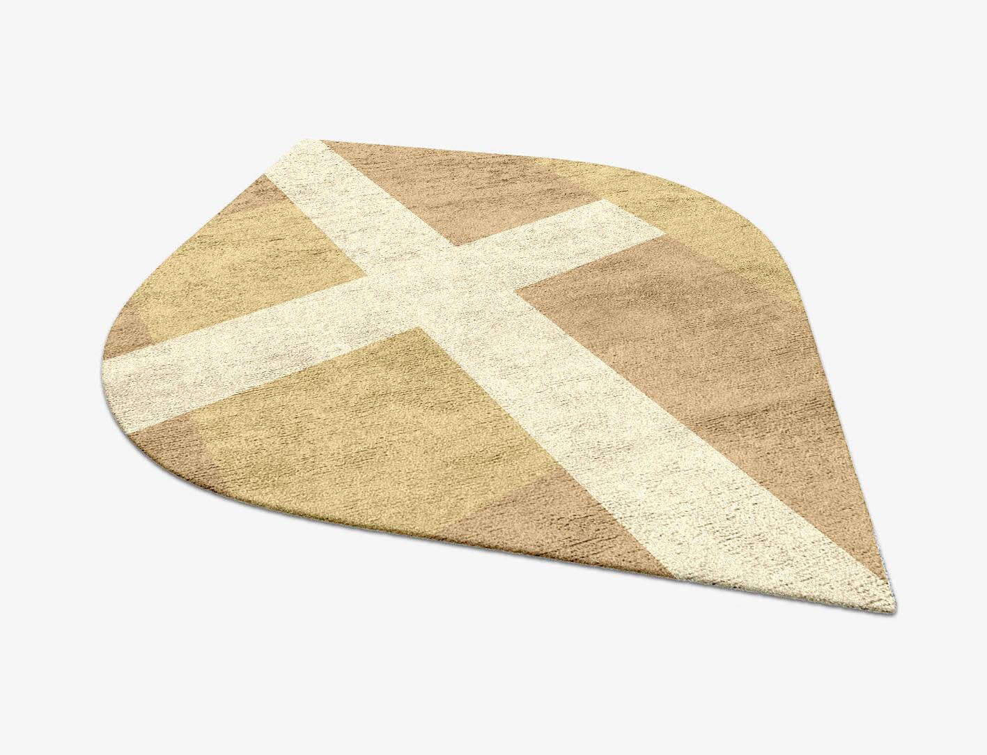 Illusion  Ogee Hand Tufted Bamboo Silk Custom Rug by Rug Artisan