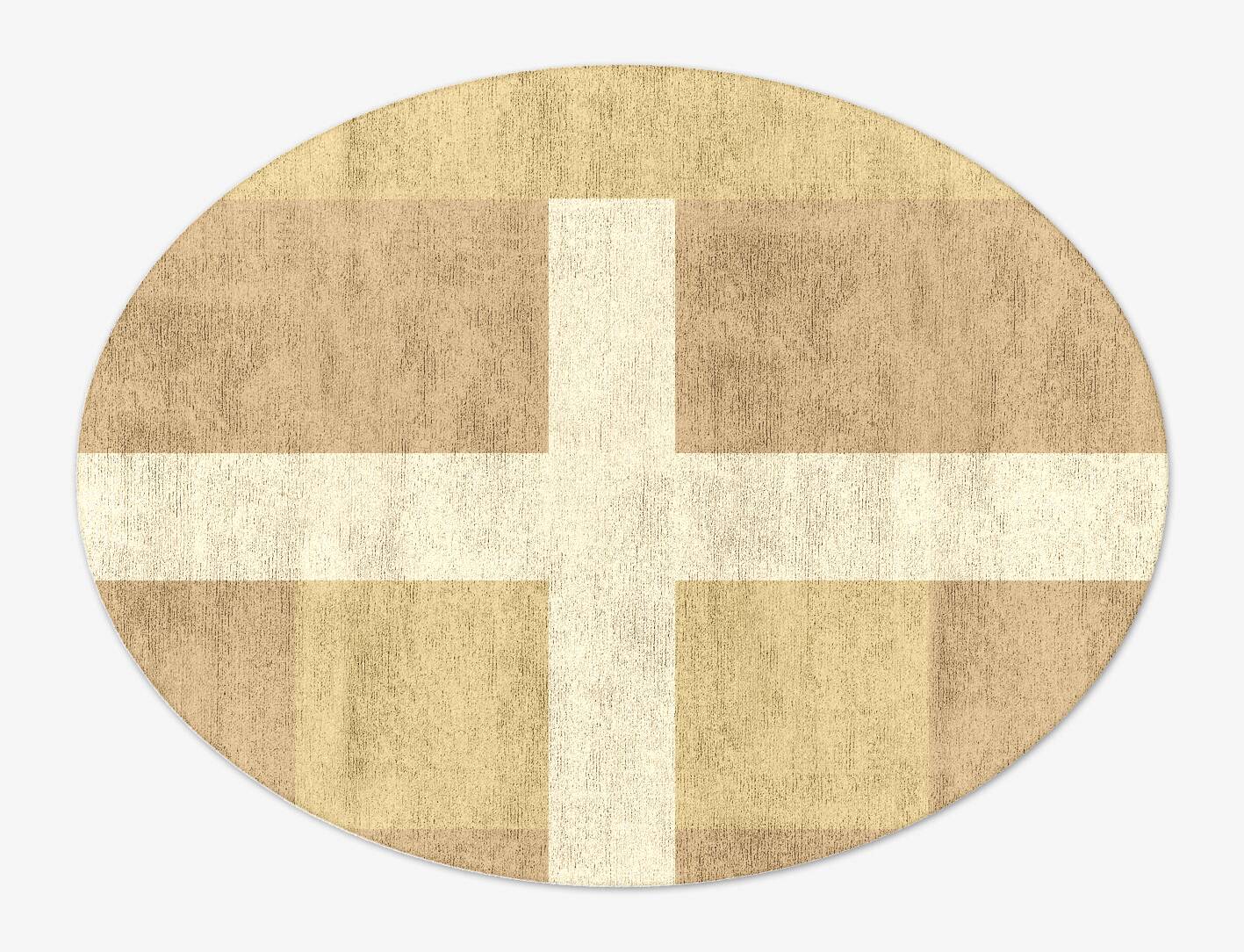 Illusion  Oval Hand Tufted Bamboo Silk Custom Rug by Rug Artisan