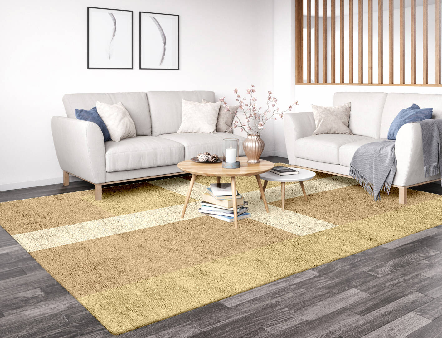 Illusion  Rectangle Hand Tufted Bamboo Silk Custom Rug by Rug Artisan