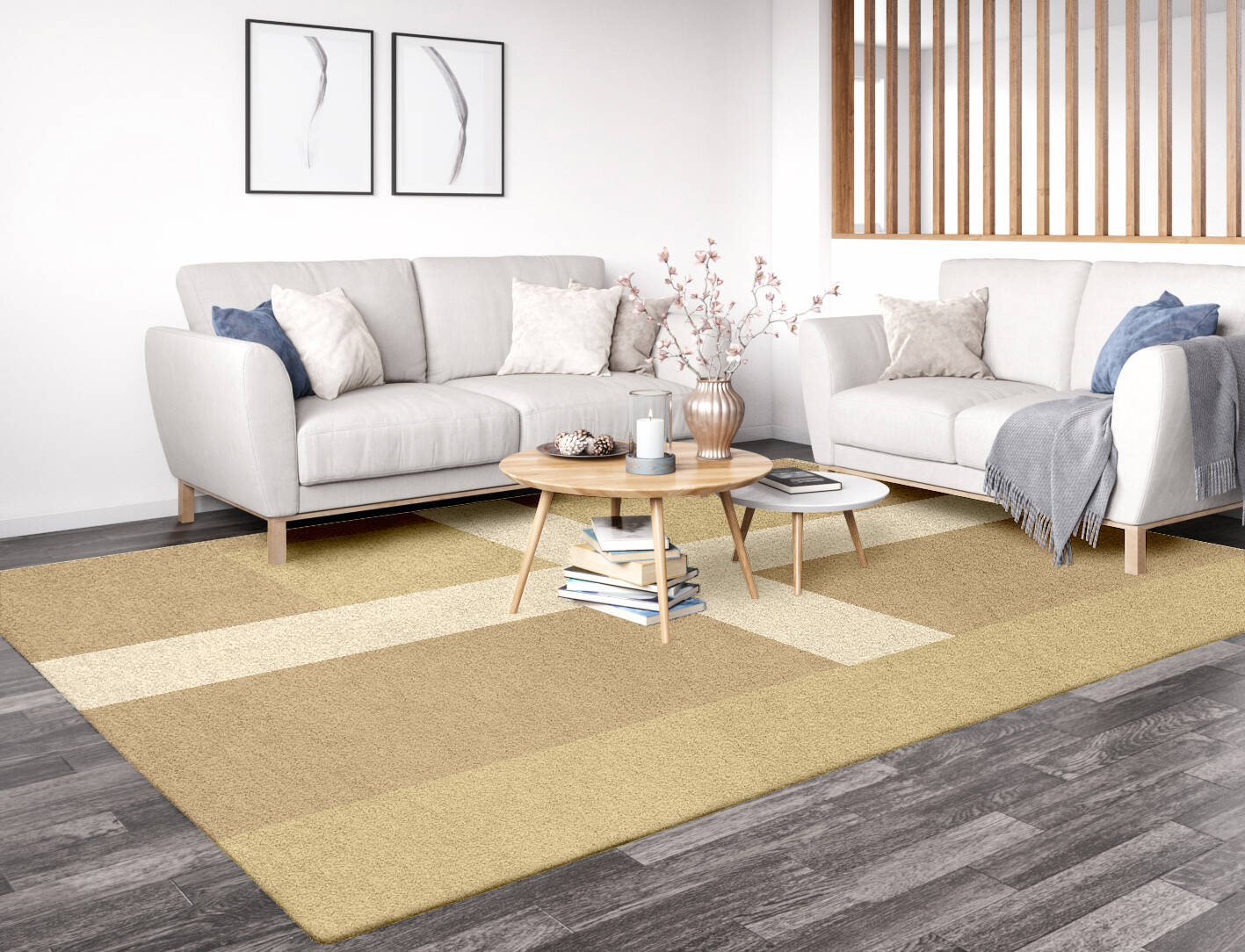 Illusion  Rectangle Hand Tufted Pure Wool Custom Rug by Rug Artisan