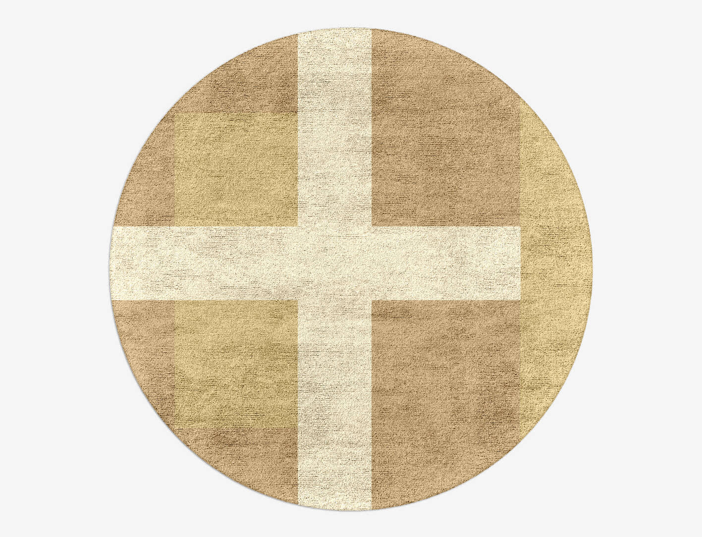 Illusion  Round Hand Tufted Bamboo Silk Custom Rug by Rug Artisan