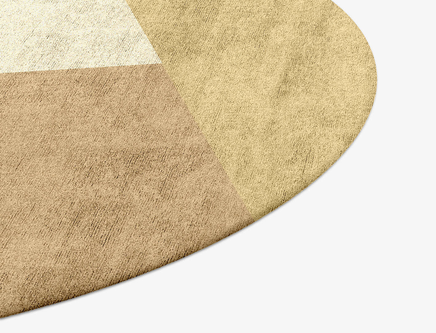 Illusion  Round Hand Tufted Bamboo Silk Custom Rug by Rug Artisan