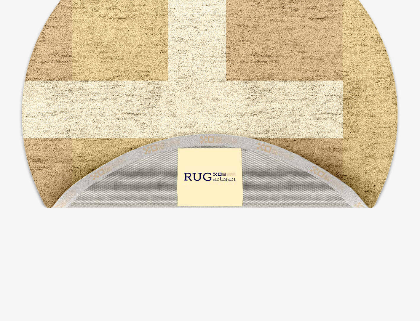 Illusion  Round Hand Tufted Bamboo Silk Custom Rug by Rug Artisan