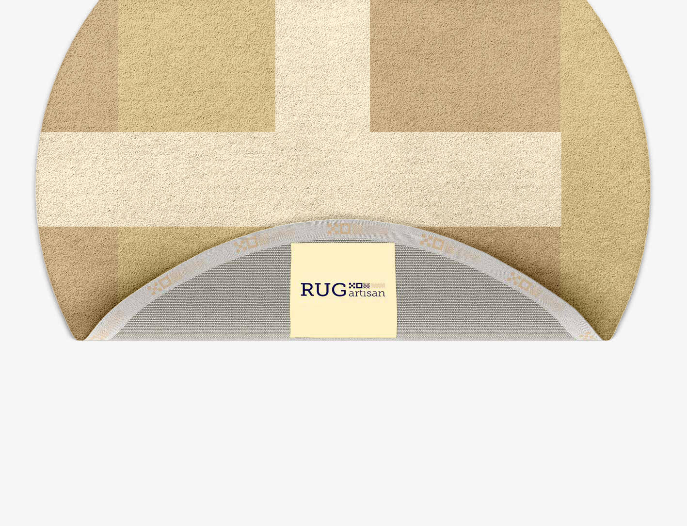 Illusion  Round Hand Tufted Pure Wool Custom Rug by Rug Artisan