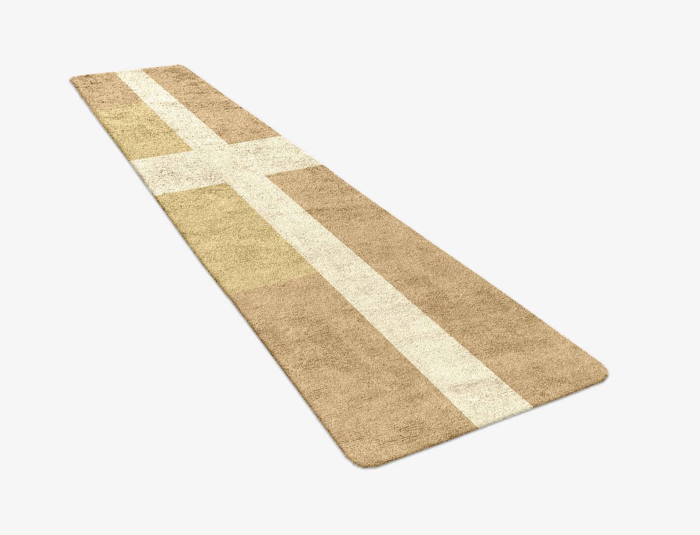 Illusion  Runner Hand Tufted Bamboo Silk Custom Rug by Rug Artisan