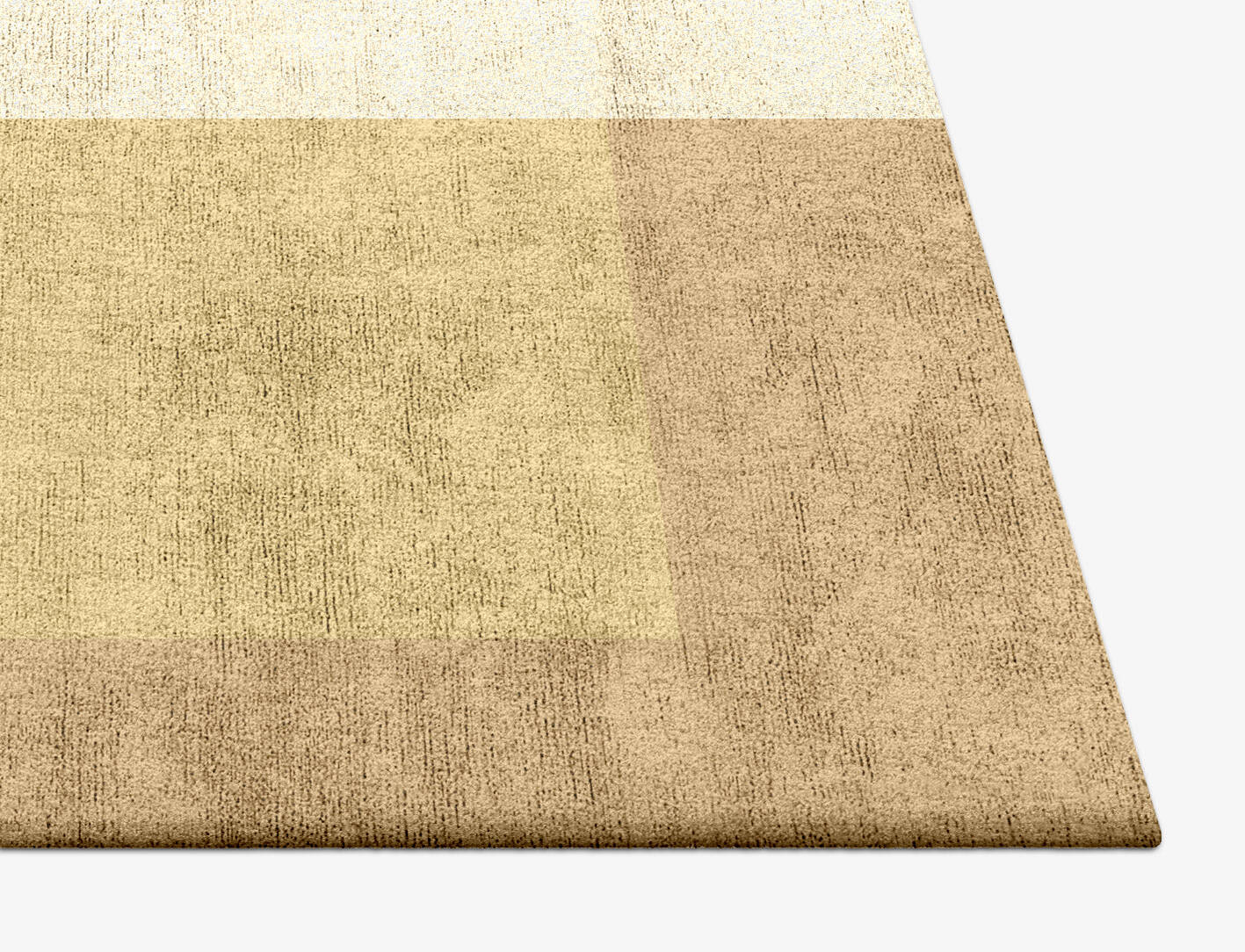 Illusion  Square Hand Tufted Bamboo Silk Custom Rug by Rug Artisan