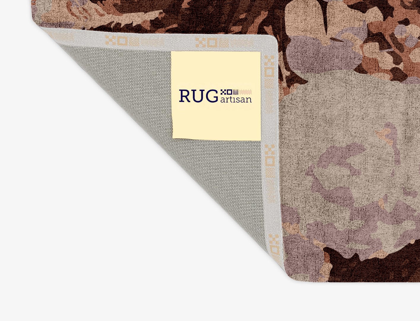Impasto Floral Rectangle Hand Tufted Bamboo Silk Custom Rug by Rug Artisan