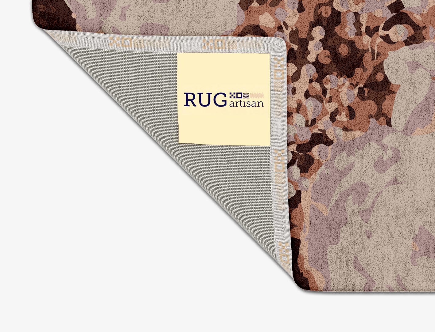 Impasto Floral Square Hand Tufted Bamboo Silk Custom Rug by Rug Artisan