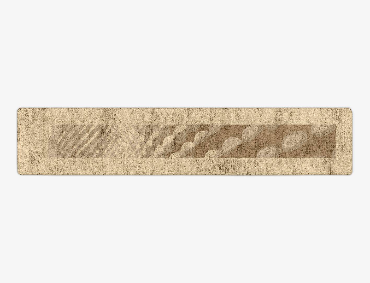 Imperial Origami Runner Hand Tufted Bamboo Silk Custom Rug by Rug Artisan