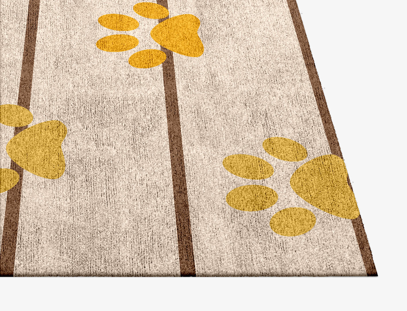 Impressio Kids Square Hand Knotted Bamboo Silk Custom Rug by Rug Artisan