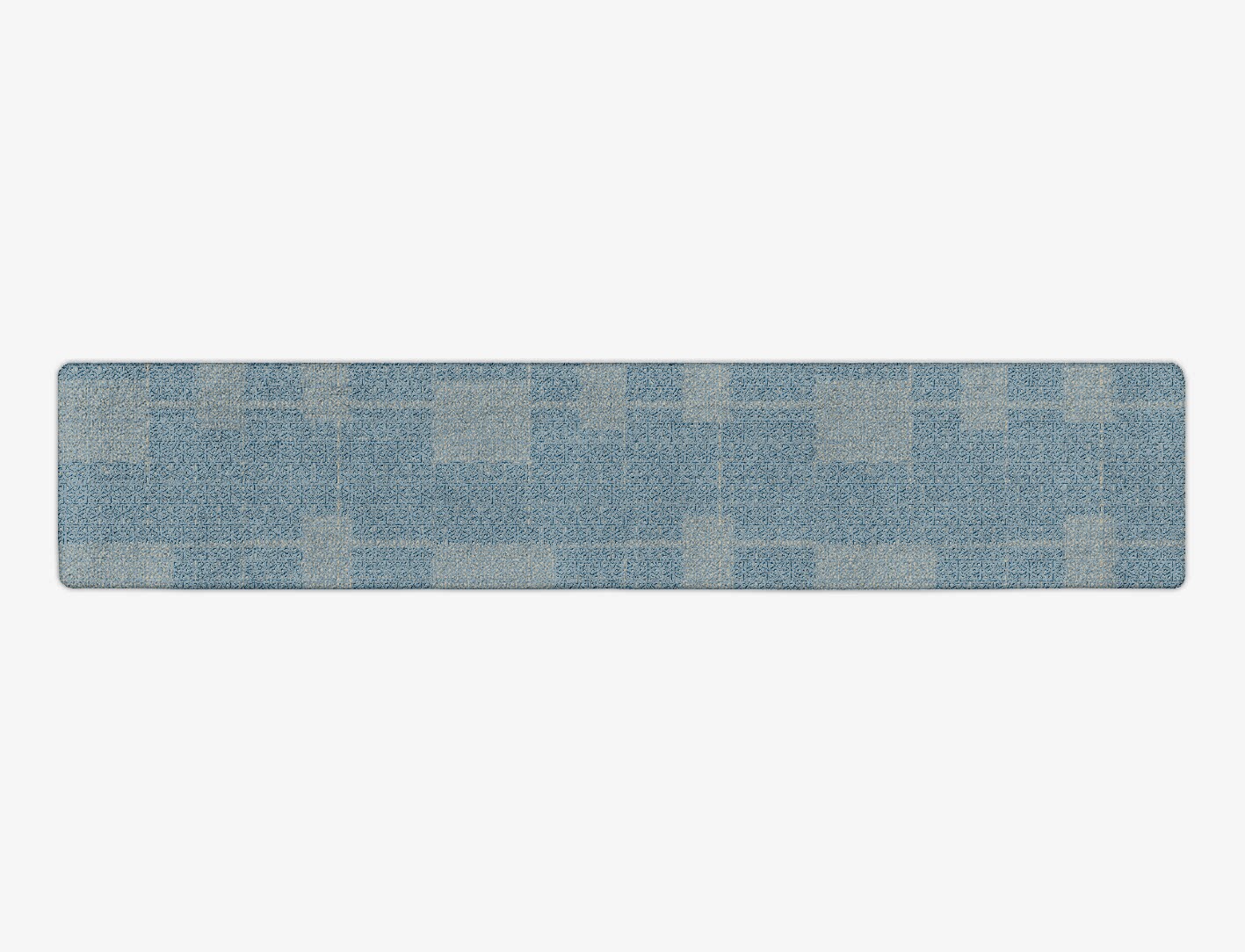 Imprints Geometric Runner Hand Tufted Pure Wool Custom Rug by Rug Artisan