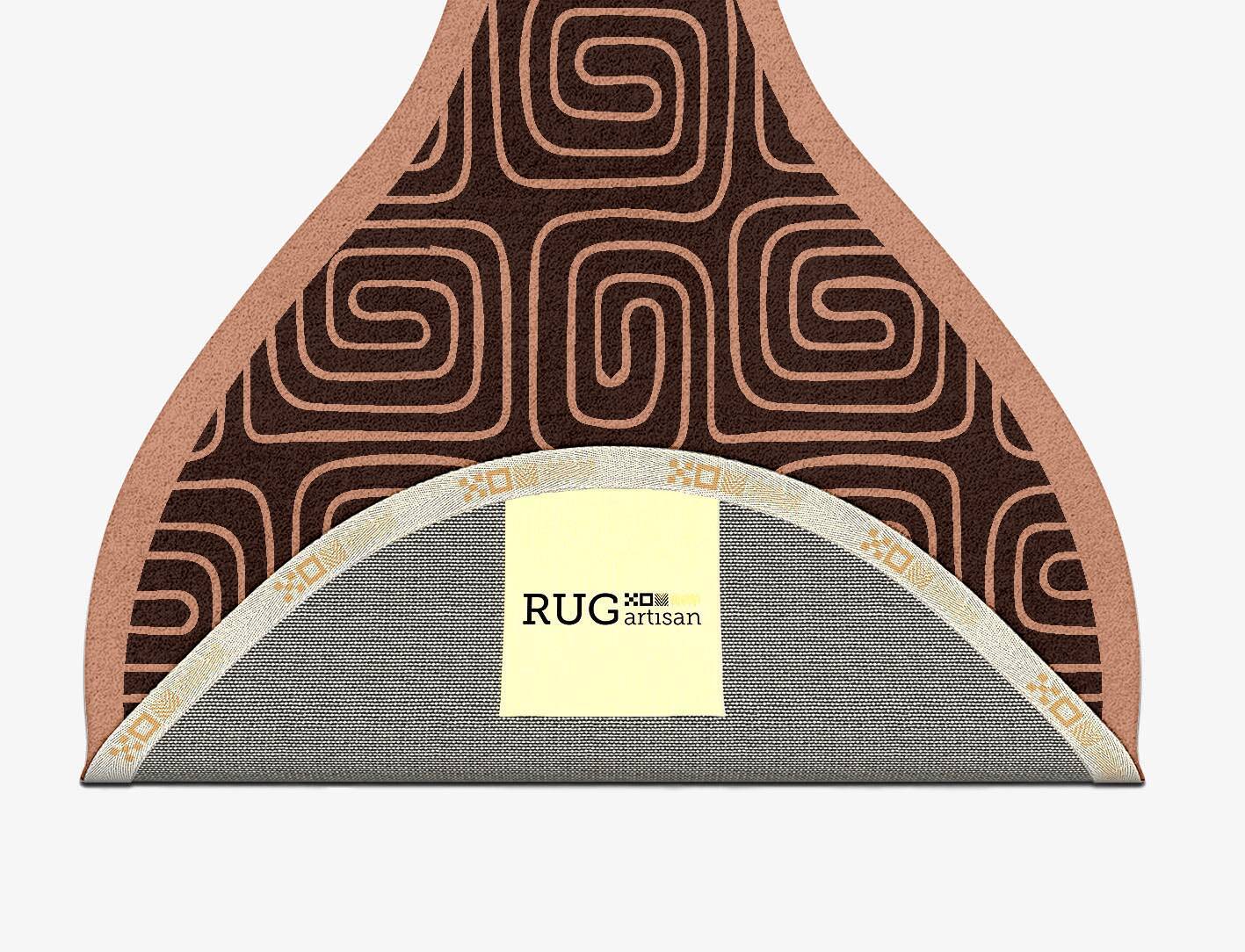 Inca Geometric Drop Hand Tufted Pure Wool Custom Rug by Rug Artisan