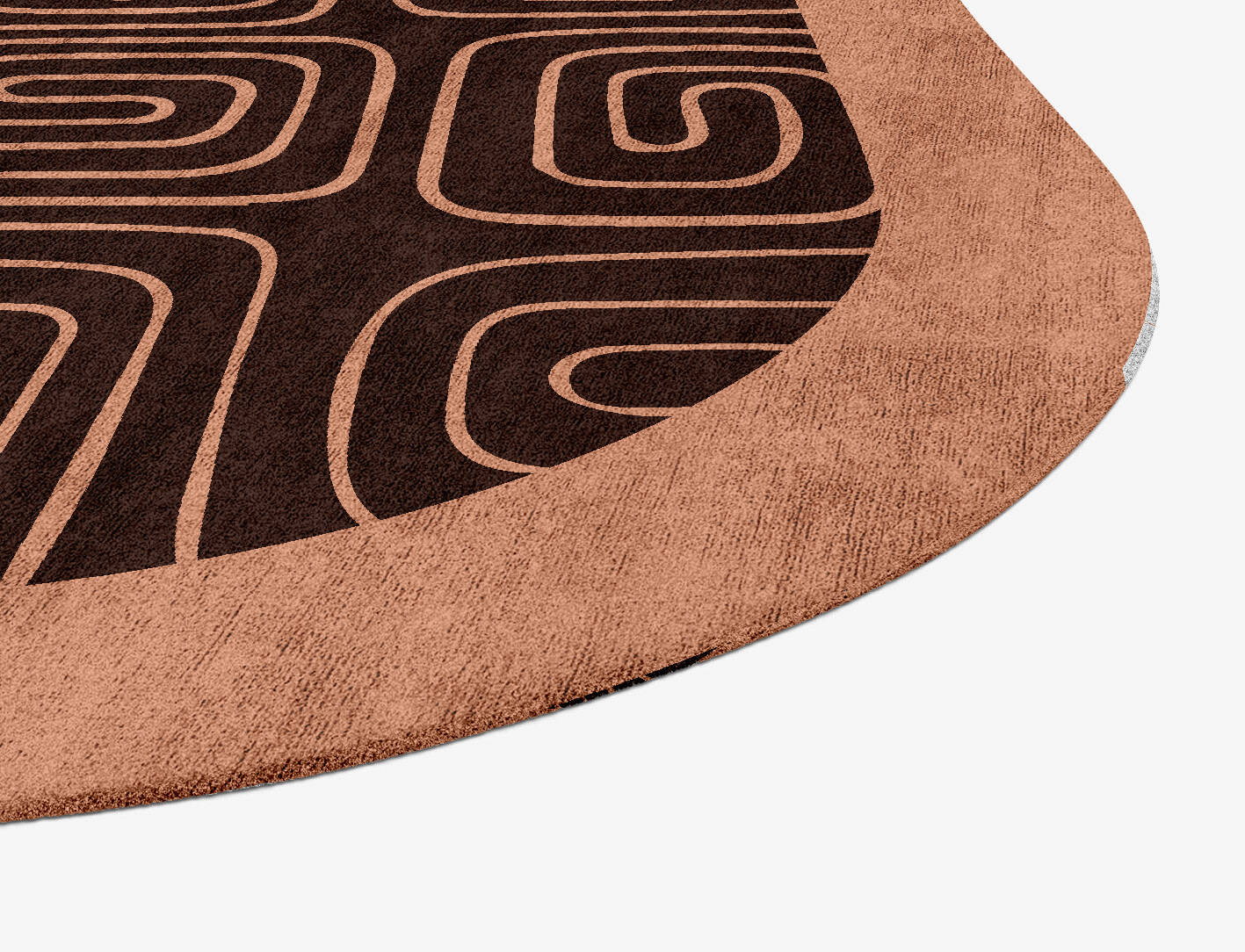 Inca Geometric Oblong Hand Tufted Bamboo Silk Custom Rug by Rug Artisan