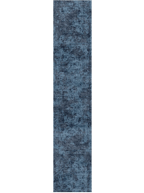 Inked Vintage Runner Hand Knotted Bamboo Silk Custom Rug by Rug Artisan
