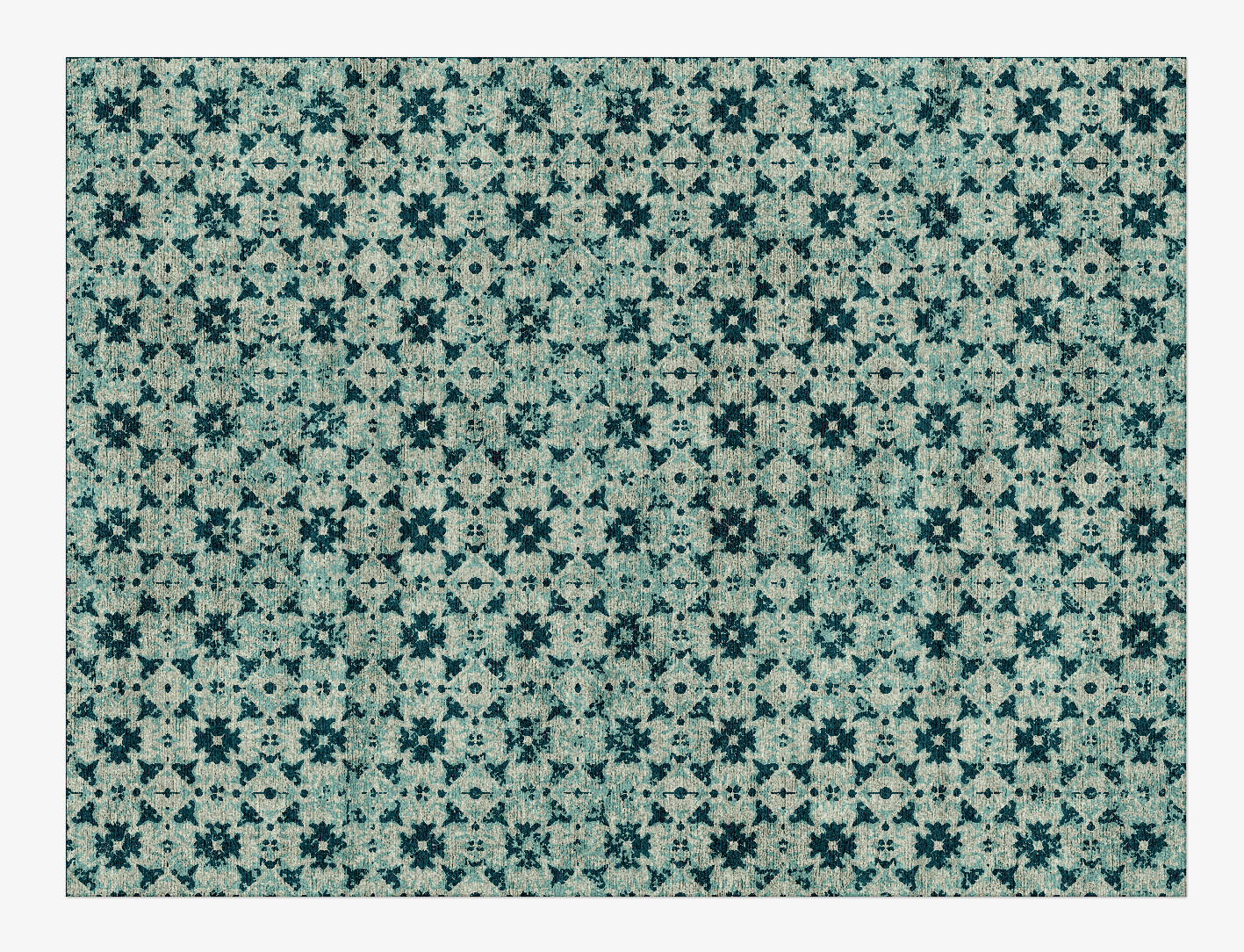 Inlays Vintage Rectangle Hand Knotted Bamboo Silk Custom Rug by Rug Artisan