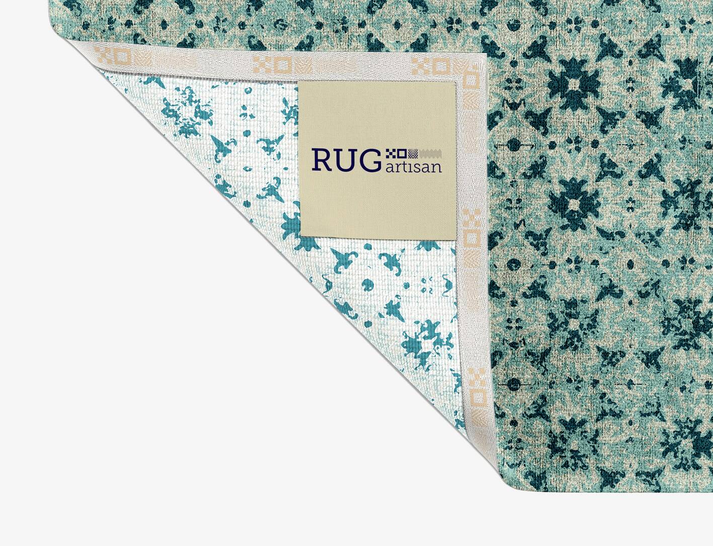 Inlays Vintage Rectangle Hand Knotted Bamboo Silk Custom Rug by Rug Artisan