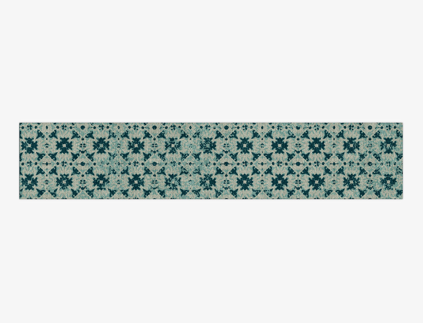 Inlays Vintage Runner Hand Knotted Tibetan Wool Custom Rug by Rug Artisan