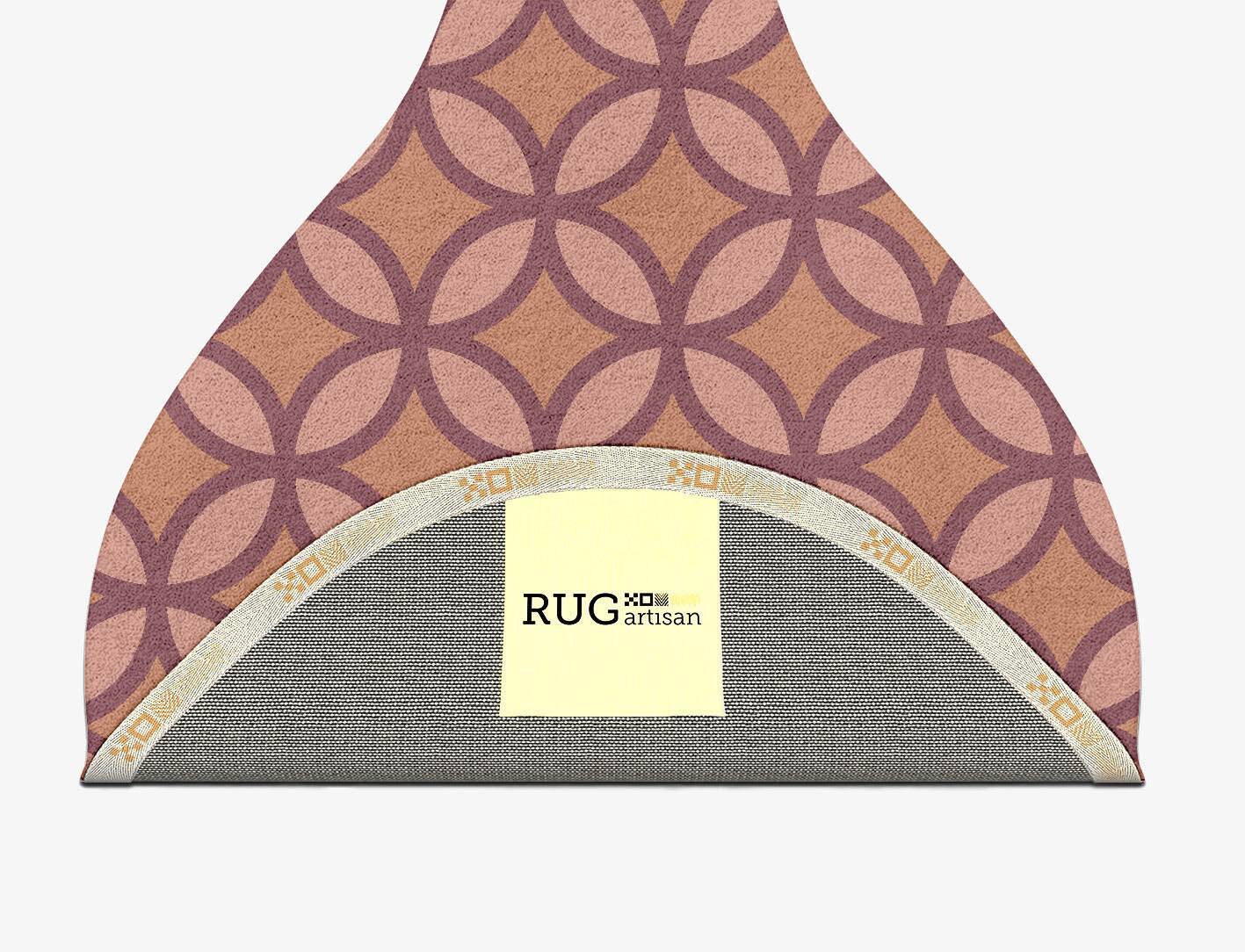 Intersections Modern Geometrics Drop Hand Tufted Pure Wool Custom Rug by Rug Artisan