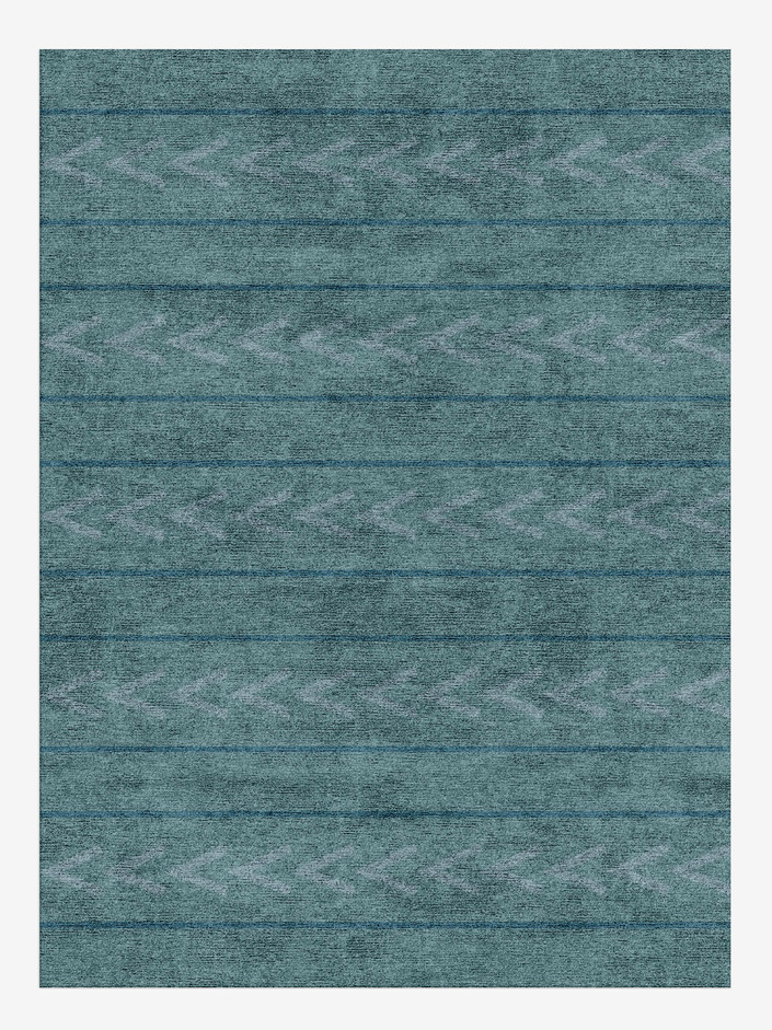 Inverse Minimalist Rectangle Hand Knotted Bamboo Silk Custom Rug by Rug Artisan