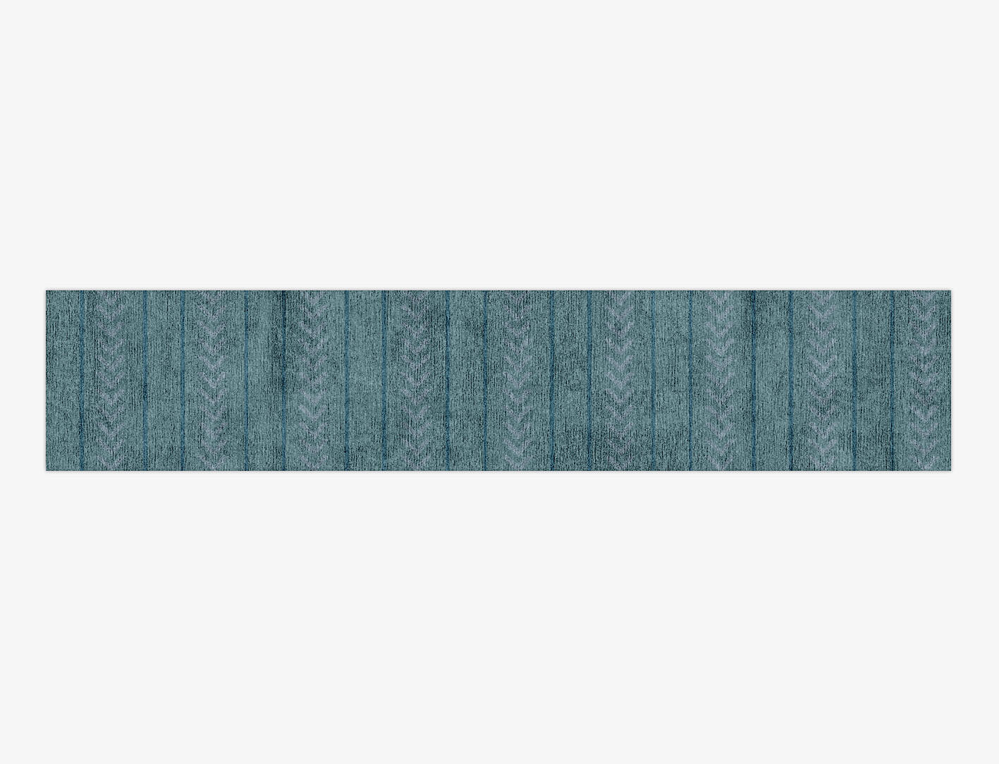 Inverse Minimalist Runner Hand Knotted Bamboo Silk Custom Rug by Rug Artisan