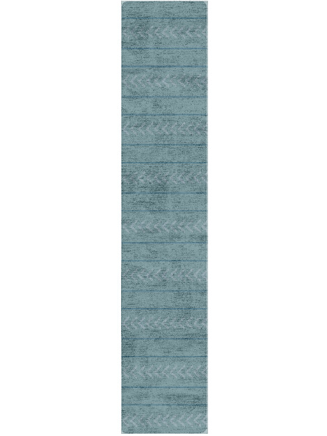 Inverse Minimalist Runner Hand Tufted Bamboo Silk Custom Rug by Rug Artisan