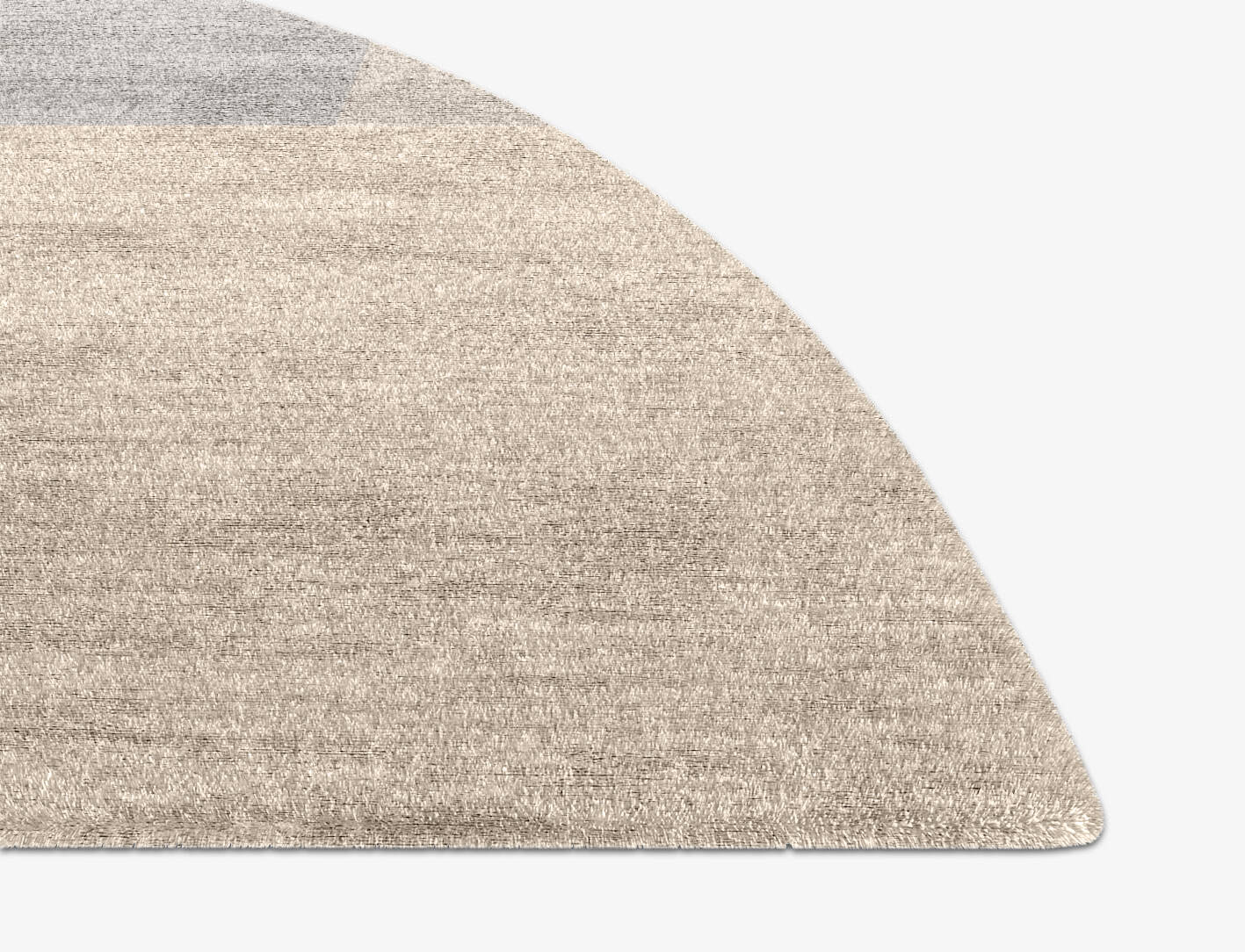 Irusu  Halfmoon Hand Knotted Bamboo Silk Custom Rug by Rug Artisan
